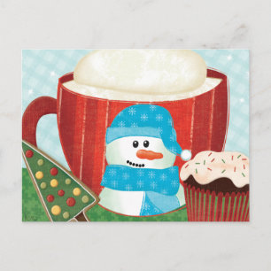 Cartes Pour Fêtes Annuelles Coupe Green Holiday avec Coca chaud
