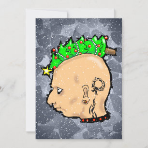 Cartes Pour Fêtes Annuelles COUPER PUNK NOËL par Slipperywindow