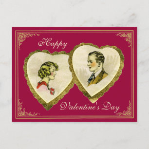 Cartes Pour Fêtes Annuelles Couple vintage Valentine's, Mariage, PC Anniversai