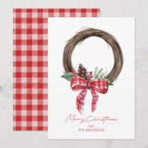 Couronne Rustique Grapevine Joyeux Noël