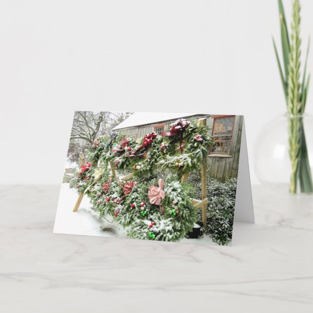 Cartes Pour Fêtes Annuelles Couronnes à vendre (Devant)