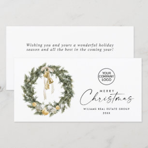Cartes Pour Fêtes Annuelles Courrier de Noël de Bohême Salutation d'entreprise