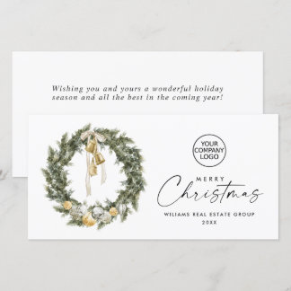 Cartes Pour Fêtes Annuelles Courrier de Noël de Bohême Salutation d'entreprise