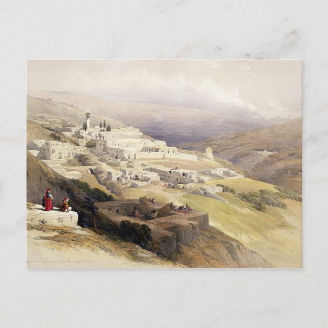 Cartes Pour Fêtes Annuelles Couvent du Terra Père Noël, Nazareth (Devant)