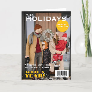 Cartes Pour Fêtes Annuelles Couverture de magazine Noël Personnalisé