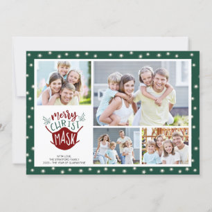 Cartes Pour Fêtes Annuelles COVID-19 MERRY ChristMASK Fairy Lights 4 Photo