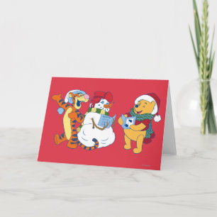 Cartes Pour Fêtes Annuelles Covoiturage de tigre et d'ourlet