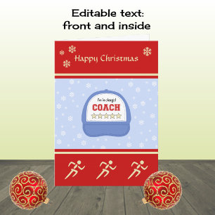 Cartes Pour Fêtes Annuelles Covoiturier de Noël fête de Noël accueil personnal