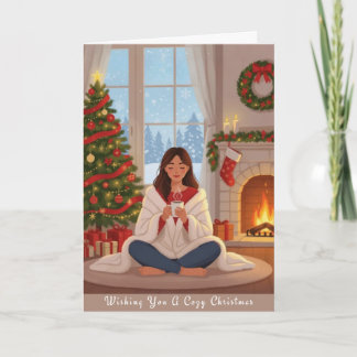 Cartes Pour Fêtes Annuelles Cozy Christmas Card