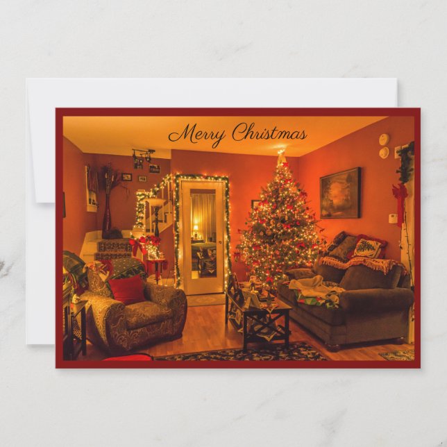 Cartes Pour Fêtes Annuelles Cozy Holiday (Devant)