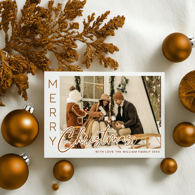 Cartes Pour Fêtes Annuelles Cozy Winter Family 4-Photo Christmas Cards |  (Créateur téléchargé)