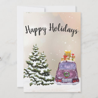 Cartes Pour Fêtes Annuelles CozyBun 
