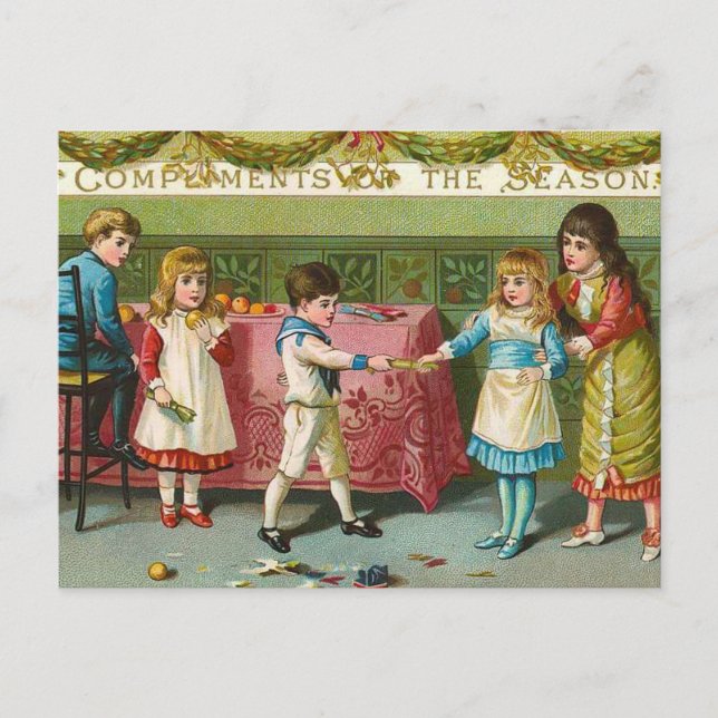 Cartes Pour Fêtes Annuelles Crackers de Noël (Devant)