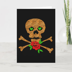Cartes Pour Fêtes Annuelles Crâne Valentine de tigre