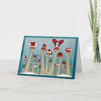 Cartes Pour Fêtes Annuelles CraneDeer 2.0 'Bleu'