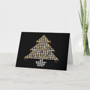 Cartes Pour Fêtes Annuelles Crânes et arbre en métal