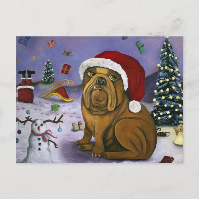 Cartes Pour Fêtes Annuelles Crash de Noël (Devant)