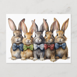 Cartes Pour Fêtes Annuelles Cravate d'aquarelle chabot