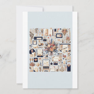 Cartes Pour Fêtes Annuelles "Créateur Mariage numérique : un voyage d'amour mo