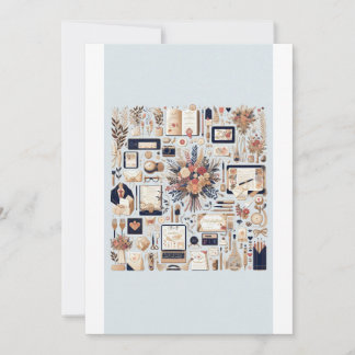 Cartes Pour Fêtes Annuelles "Créateur Mariage numérique : un voyage d'amour mo