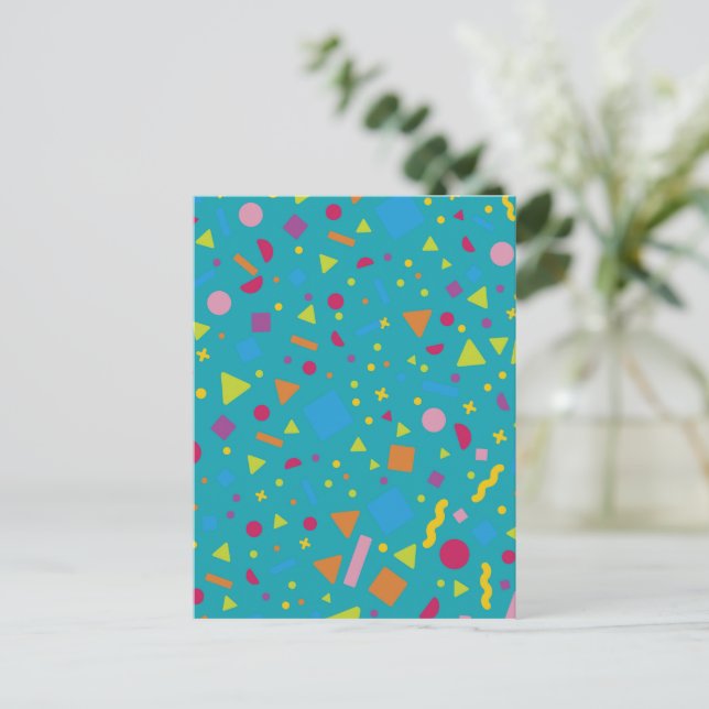 Cartes Pour Fêtes Annuelles Création géométrique de la figure 1 (Debout devant)