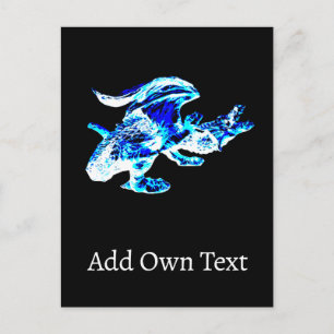 Cartes Pour Fêtes Annuelles Créature de glace céleste Fantastique Dragon de Gi