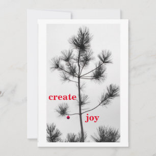 Cartes Pour Fêtes Annuelles Créer Joie Noël Vacances Pine Tree Ornament