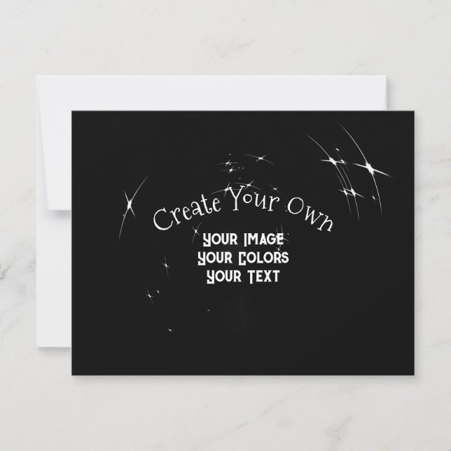 Cartes Pour Fêtes Annuelles Créez votre propre (Devant)