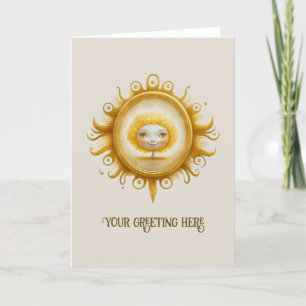 Cartes Pour Fêtes Annuelles Créez votre propre arbre solaire mignon