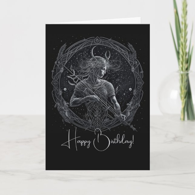 Cartes Pour Fêtes Annuelles Créez votre propre astrologie mystique Sagittarius (Devant)