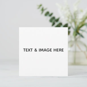 Cartes Pour Fêtes Annuelles Créez votre propre blanc