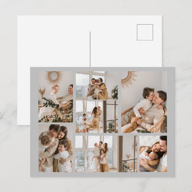 Cartes Pour Fêtes Annuelles Créez votre propre collection de 7 photos (Devant / Derrière)
