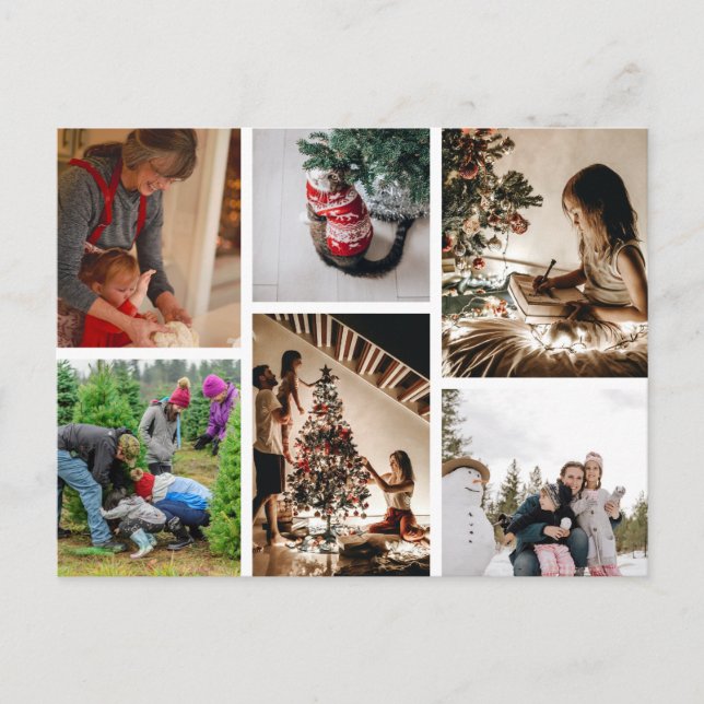 Cartes Pour Fêtes Annuelles Créez votre propre collection personnalisée de 6 p (Devant)
