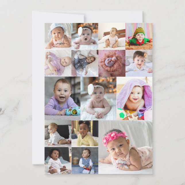 Cartes Pour Fêtes Annuelles Créez votre propre collection photo 16 (Devant)