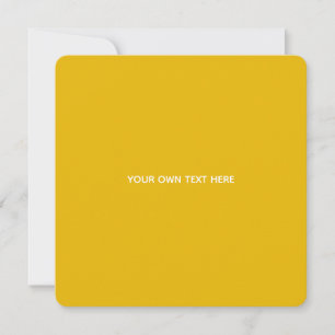 Cartes Pour Fêtes Annuelles Créez Votre Propre Conception Personnalisée Jaune