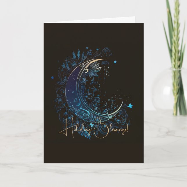Cartes Pour Fêtes Annuelles Créez votre propre lune magique (Devant)