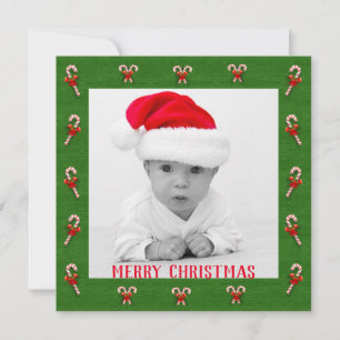 Cartes Pour Fêtes Annuelles Créez votre propre motif de canne à sucre de Noël
