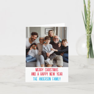 Cartes Pour Fêtes Annuelles Créez votre propre photo de famille