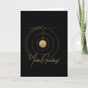 Cartes Pour Fêtes Annuelles Créez votre propre tarot d'arcane d'or