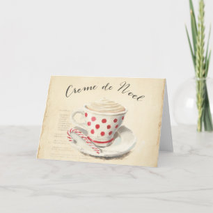 Cartes Pour Fêtes Annuelles Creme de Noel