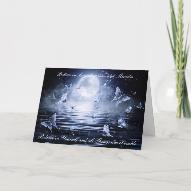 Cartes Pour Fêtes Annuelles Croire (Devant)