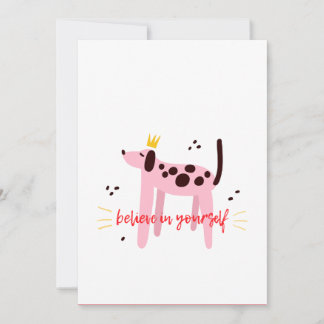 Cartes Pour Fêtes Annuelles Crois en toi-même