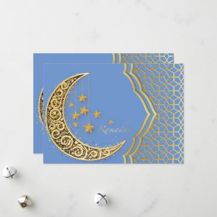 Cartes Pour Fêtes Annuelles Croissant du ramadan