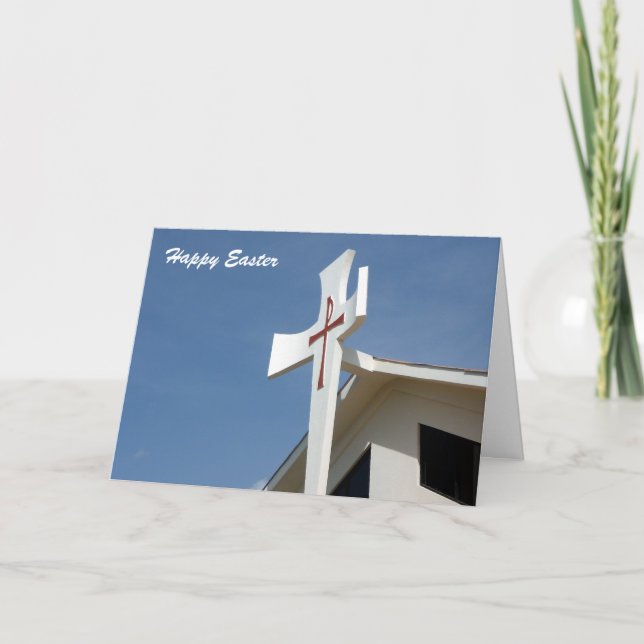 Cartes Pour Fêtes Annuelles croix de pâques (Devant)