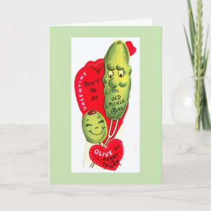Cartes Pour Fêtes Annuelles Cru - l'olive de mon coeur est à vous, Valentine