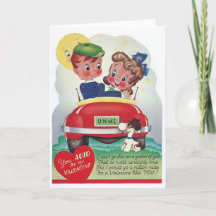 Cartes Pour Fêtes Annuelles Cru - vous AUTOMOBILE soyez mon Valentine,