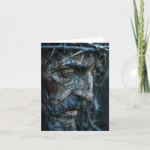 Cartes Pour Fêtes Annuelles Crucifixion de Jésus-Christ Couronne d'épines