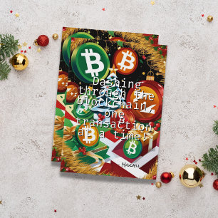 Cartes Pour Fêtes Annuelles Crypto Cheer : Célébrer la saison des Fêtes