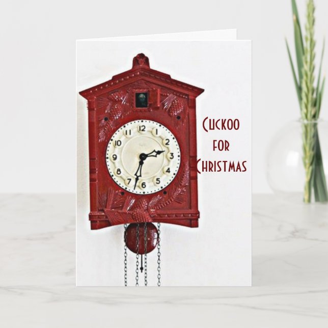 CARTES POUR FÊTES ANNUELLES "CUCKOO POUR NOËL" ET "SI AMOUREUX AVEC VOUS" (Devant)