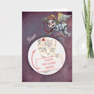 Cartes Pour Fêtes Annuelles Cupidon de zombi - Valentine (ajoutez votre propre